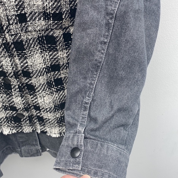 Zara Contrasting Tweed Jacket - Picture 8 of 10